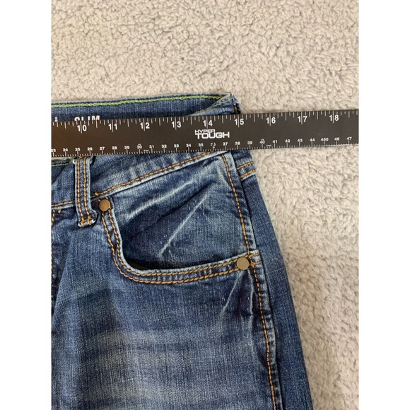 Wrangler Retro Slim Straight Size 30 x 32 Men's Denim Blue Jeans 5-Pocket Design - Picture 5 of 9